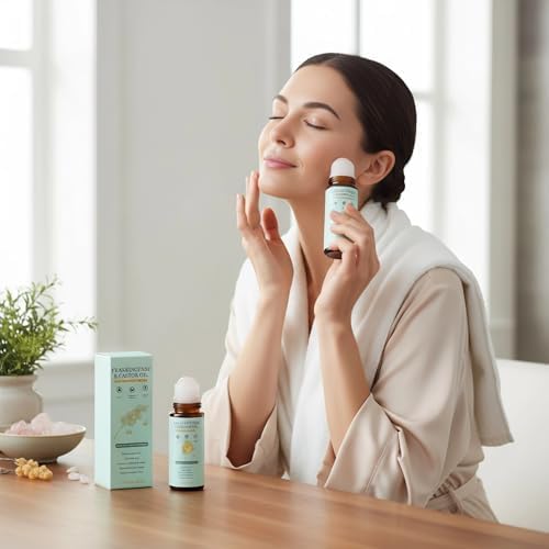 Frankincense and Castor Oil Rose Quartz Roller – Organic Cold-Pressed Castor Oil Roll-On with Removable Rose Quartz | Firms Smooths Skin, Brightens Eyes, Reduces Scars Stretch Marks 1.7FLOZ - Image 7