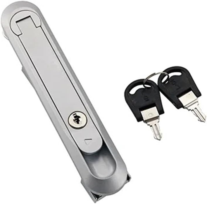 Zinc Alloy Flat Lock Industrial Equipment Cinet Door Rotating Special 1Pcs