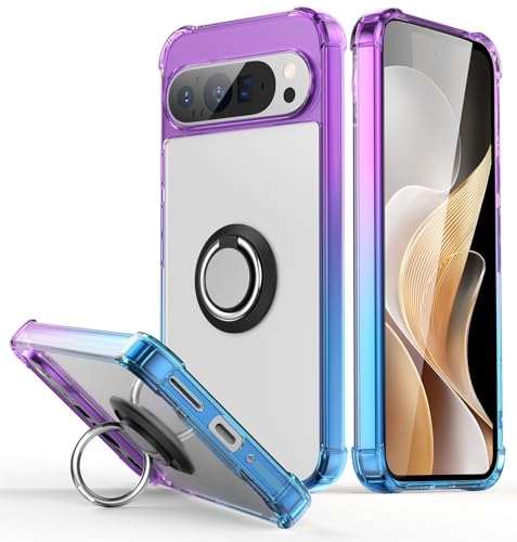 Funda Google Pixel 8 transparente tpu rígida antichoque con soporte de coche