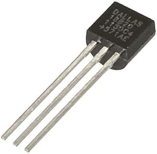 4pcs Robojax DS18B20 Programmable 1-Wire Digital Thermometer 3-Pin TO-92