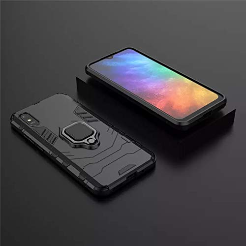 Image of Spazy Case Xiaomi Redmi 9A / Redmi 9i 360 Degree Rotation Durable Dual Layer Slim Shockproof Armor Hybrid Kickstand Holder and Full-Body Protective Case Cover for Xiaomi Redmi 9A / Redmi 9i