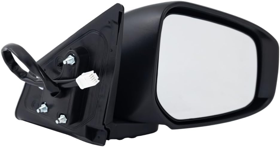 KarParts360 For Mitsubishi Lancer 2015 2016 2017 Door Mirror Passenger Side Power | Paintable | Manual Folding | Heated | With Signal Light | Excluded Memory | Replacement For MI1321144 | 7632C368-PFM