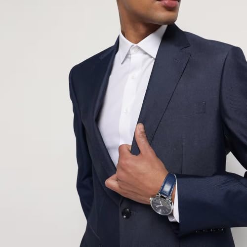 Image of Marks & Spencer Slim Fit Lapel Collar Solid Suit Blazer