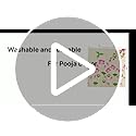 Image of Lotus Backdrop decorationss Cloth | Wedding Backdrops Lotus & Parrot Backdrop Cloth, Pooja Backdrop decorationss, (8x8 feet) Decorations Backdrop Cloth for Pooja | ugadi backdrops