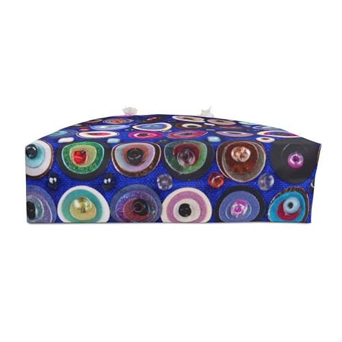 Weekender Bag Vibrant Circular Mosaic Patterns in Bold Colors and Abstract Design4