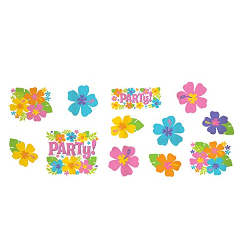 Hibiscus Multicolor Paper Cutouts (7