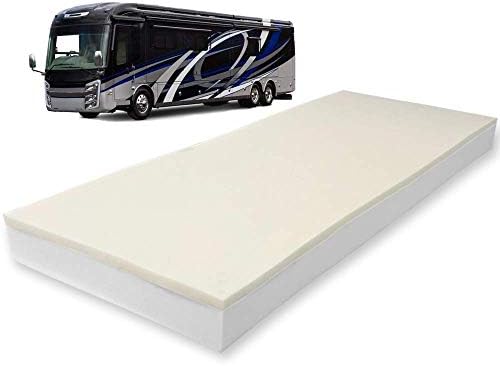 Foamma 4” x 28” x 72” Camper/RV Travel Memory Foam Bunk Mattress Replacement, Made in USA, Comfortable, Travel Trailer, CertiPUR-US Certified, Cover Not Included