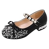 Generisch Mädchenschuhe im Prinzessinnenstil mit funkelnden Strasssteinen und Perlen Pailletten...