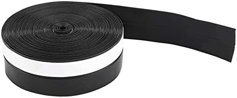 Nicoone Bathroom Sealant Tape Sealing Strip, 5m 25mm Self Adhesive Bath Seal Caulk Strip Adhesive Door Window Sealing Strip Sound Insulation for Kitchen Bathroom