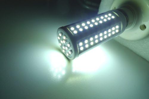E26 Medium Screw Base Tower LED Light Bulb Socket DC 12V 24V Traditional Bulbs Replacement Low Volt Home Lighting Emergency Solar Power System Lamp Marine Boat RV Vehicles - 6000K Daylight White, 7W
