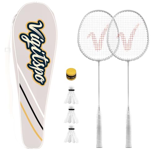 Racket Set with Shuttlecocks and Carry Bag