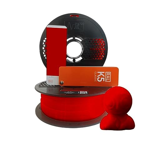 Image of NFIL3D Premium HS PLA+ Clear RED - 3D Printing Filament | Compatible with All 3D Printers | 1.75mm | 1Kg Nett Weight