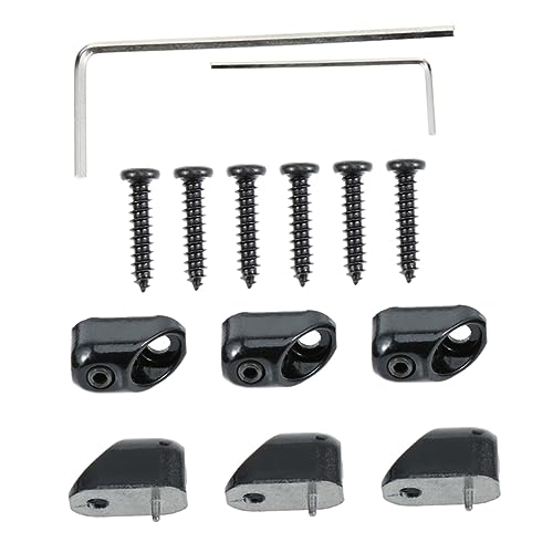 Chevalet metal sans tête guitare electrique noir bloc vibrato