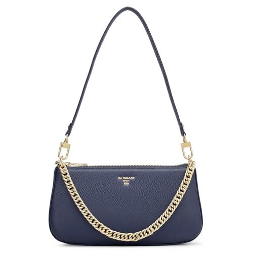 Image of Da Milano Leather Shoulder Bag for Women (00297N)