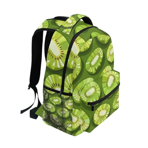 Many Kiwi Fruit Backpack for Women Mens Girls Boys Teens, School Backpacks Students Laptop Bookbag Rucksack Casual Daypack for Hiking Traveling Camping Work2