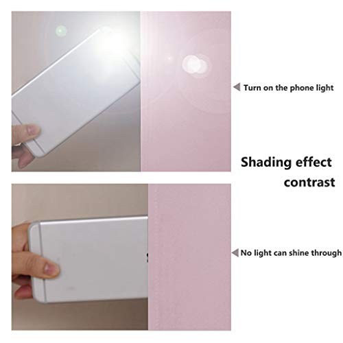 image for NICETOWN 100% Blackout Window Curtain Panels, Baby Pink, 2 Pieces, 42-