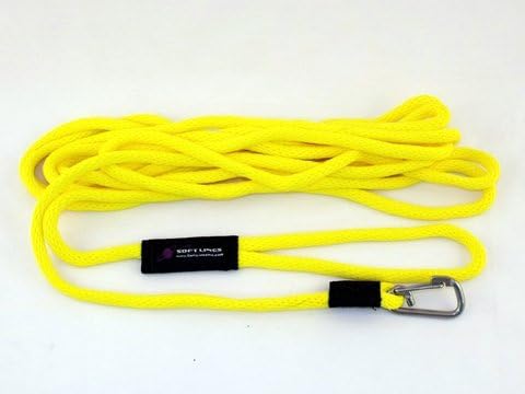 Soft Lines PSW10420YELLOW Floating Dog Swim Snap Leashes 0.25 in. Diameter by 20 Ft. - Yellow