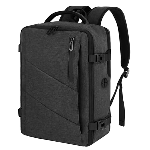 Voesld Mochila Viaje Cabina Avion 40x20x25 Para Ryanair, Mochila Portatil Mochila Viaje Mujer Hombre Gris Oscuro Mochila Ordenador Bolsa De Viaje Con Puerto Usb, 20l Voesld Mochila Viaje Cabina Avion 40x20x25 Para Ryanair, Mochila Portatil Mochila Viaje Mujer Hombre Gris Oscuro Mochila Ordenador Bolsa De Viaje Con Puerto Usb, 20l
