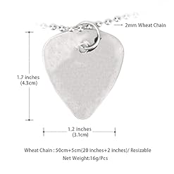 SALALIS Collier de Médiator de Guitare, 4Pcs Collier de Plectre de Guitare en Acier Inoxydable en Alliage d’Aluminium à la Mode 50cm de Circonférence Surface Slick pour l’école - Les Beatles, Paul McCartney, John Lennon, RIngo Starr, George Harrison SALALIS Collier de Médiator de Guitare, 4Pcs Collier de Plectre de Guitare en Acier Inoxydable en Alliage d'Aluminium à la Mode 50cm de Circonférence Surface Slick pour l'école – Image 4