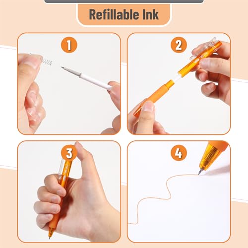Mr. Pen Bolígrafo Retráctil Gel 10 Pack Punta 0.5 mm miniatura 5