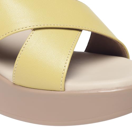 Image of MONROW Fancy and Stylish Trendy and Lightweight Casual Regularwear Vegan Platform Heels For Women and Girls
