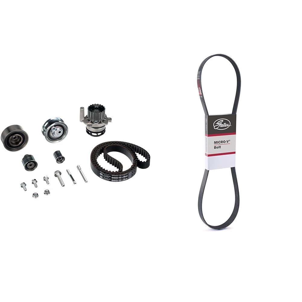 GATES Kit PowerGrip + Pompe À Eau KP25649XS-1 & Courroie Micro-V 6PK1070