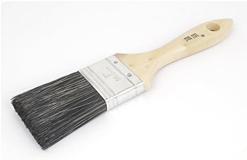 Aexit 2″ Width Painting Supplies & Wall Treatments Wooden Handle Soft Bristle Painting Drawing Oil Paint Paint Rollers Brush Pen