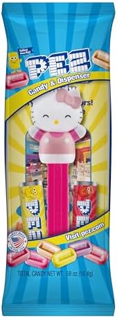 PEZ Hello Kitty, 0.58-Ounce Assorted Candy Dispensers (Pack of 12)