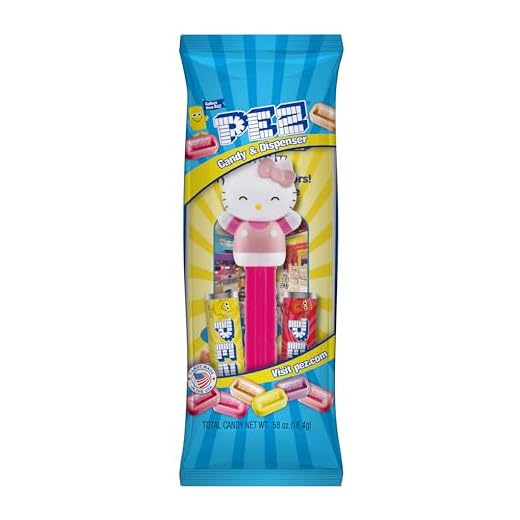 PEZ Hello Kitty, 0.58-Ounce Assorted Candy Dispensers (Pack of 12)