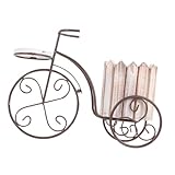 Support à fleurs en fer à plusieurs niveaux – la forme originale de tricycle de ce support à plantes apporte une touche de modernité et d'élégance à n'importe quel espace