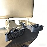 The Ultimate Universal Seat Back Gun Rack Adjustable Vehicle Rifle Vertical Guns Holder Gun Sling Organizer Holder Heavy Duty Hunting Gun Mount for Truck SUV Car Vertical Headrest Storage