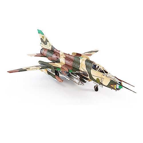 Modelo de avión militar a escala 1 72 del Su-22 de la Fuerza Aérea de Libia en metal fundido