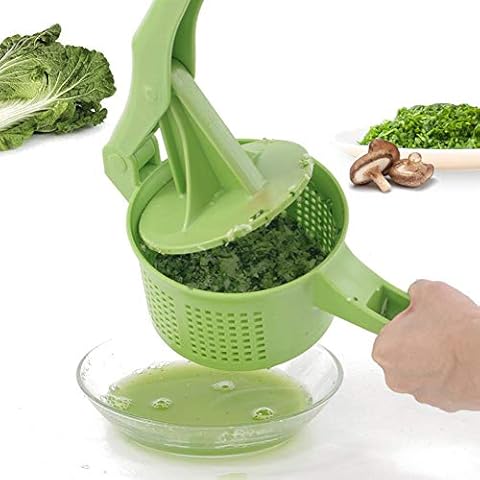 DesirePath Salad Spinner Large Fruits and Vegetables Dryer Squeezer Quick Dry Design BPA Free Dry off and Drain Lettuce and Vegetable Kitchen Food Strainer for Dumpling Filling Filter Cover