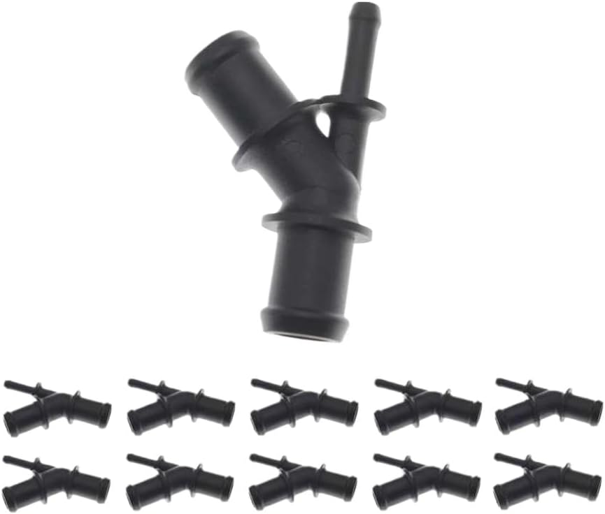 Cooling Hose Connector Engine Coolant Tee 1J0121087D 1 2 5 10 Compatible with Beetle (Car) (Car) (Car) (Car) (Car) (Car) (Car) (Car) (Car) MK4 1998 1999 2000 2001 2002 2005(5PCS)