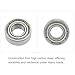 METALLIXITY Deep Groove Ball Bearings (686ZZ, 6mm x 13mm x 5mm) 5Pcs, Carbon Steel Double Shielded Industrial Bearings - for Industrial Micro Motor