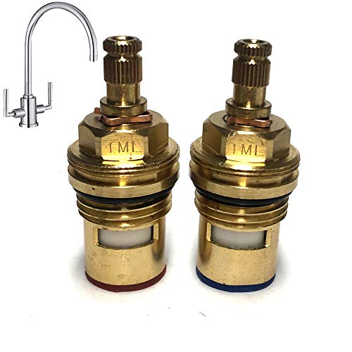 Tap Cartridge for Blanco Eye BM5300CH Kitchen Tap Quarter Turn Valve Replacement Pair
