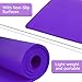 Fitvids All Purpose 1/2-Inch Extra Thick High Density Anti-Tear Exercise Yoga Mat with Carrying Strap, Purple