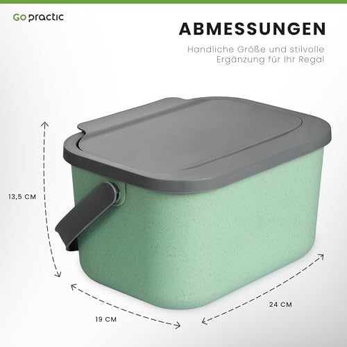 Bac à compost bio-déchets pour plan de travail et cuisine éco-responsable