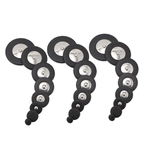 Vaguelly 25 Pcs Saxophone Pads Durable Rubber Cushion Mats for Tenor Alto Saxophones Easy to Replace Use Portable Design for Musicians