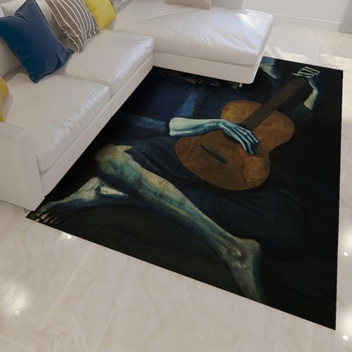 Tapis de salon 60x90 antidérapant et décoration bureau - 3