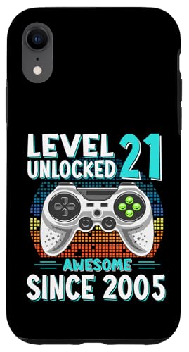 Level 21 Unlocked Birthday 21 Years Old Gifts 21st Birthday �X�}�z�P�[�X iPhone XR �p