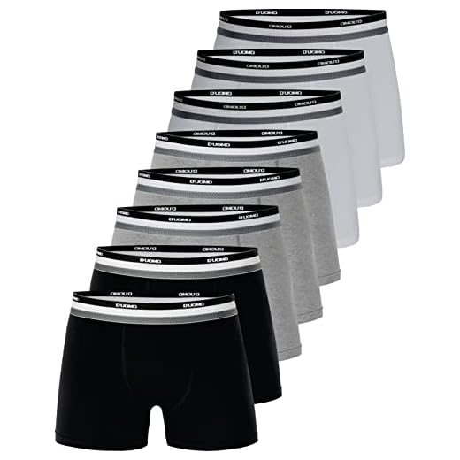 Kit 8 Cuecas Boxer Algodão, Duomo, Masculino, Marinho/Branco/Preto/Mescla, P
