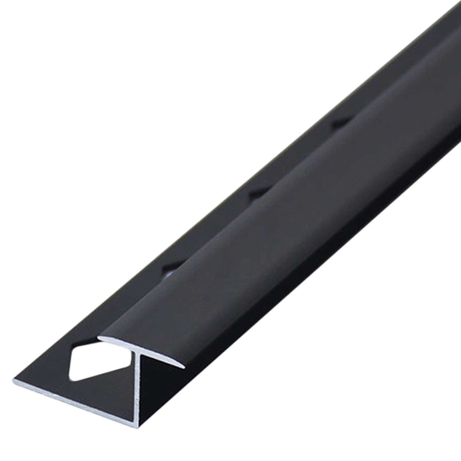 Remys Black Self Adhesive Floor Edge Trim/Gap Connecting Strips,Z Type Flooring Transition Strip, Easy To Install & Cut, For Sliding Doors Doorways(,130Cm/51.2In)