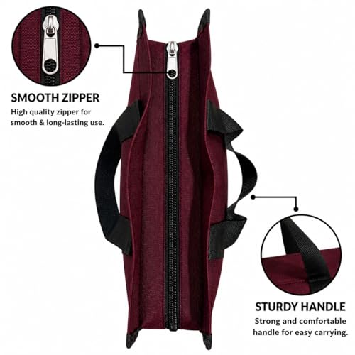 Image of Aklima Men's Waterproof Shopping Bags,Light weight Nylon Travel Tote Bag,Women,Girls,Boys tuition Bags, Mens and womens Daily Use Tote Bag