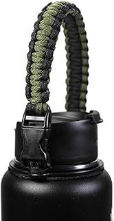 GALAXTEK Paracord Handle Compatible with Hydro Flask Wide Mouth Bottle - Durable Carrier