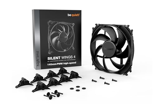 Image of be quiet! Silent Wings 4 140mm PWM High Speed 1900 RPM Premium Low Noise Cooling Fan | 4-Pin | BL097 (Pack of 4)