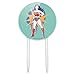 Acrylic Wonder Woman Vintage Woman Cake Topper Party Decoration for Wedding Anniversary Birthday Graduation