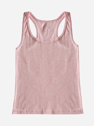 Image of KiddoPanti Girls Chest Printed Sleeveless Rib Racer Back Tank Top