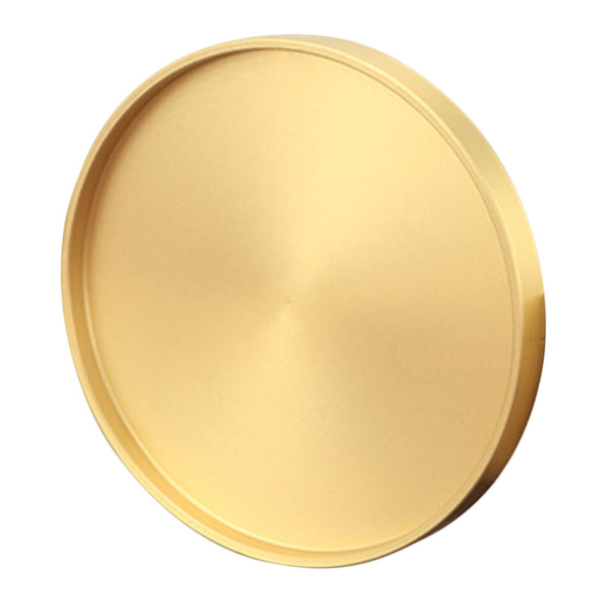 MAGICLULU 1Pc Copper Tea Pot Tray Chinese Style Coaster for Home Elegant Teacup Holder Heat Resistant Design Tea Accessory Golden Finish