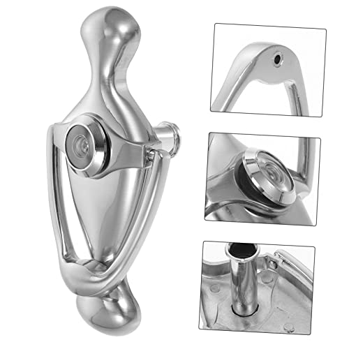 Housoutil 2Pcs Knocker With Cat's Eye Door Knockers For Front Door Brass Door Knocker Front Door Knocker Balls Door Knocker Door Hardware Door Security Knocker Door Knocker And Viewer #TOP4